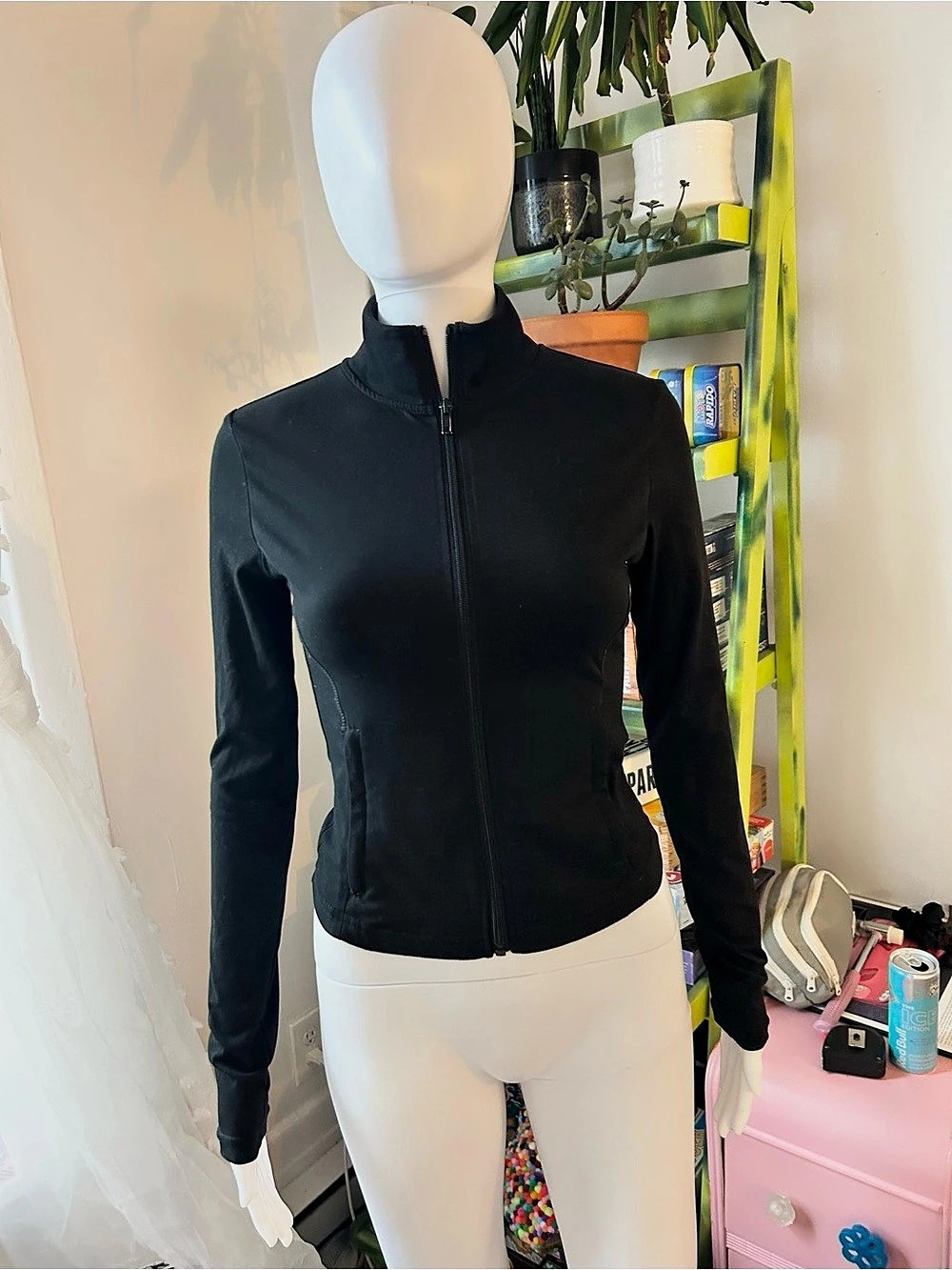 SWS Athletics Black Zip-Up Jacket